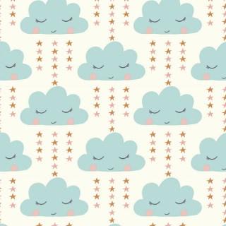 Tecido Nacional Coleção Chuva de Estrela Azul Fabricart (0)