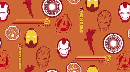 Tecido Tricoline Personagens Marvel Homem de Ferro (0)