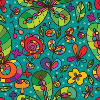 Tecido Digital Nacional Psicoflowers Fabricart (0)
