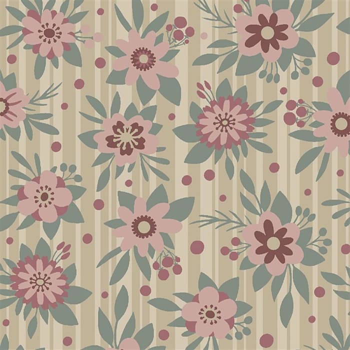 Tecido Nacional Coleção Fashion Floral Vanilla (0)