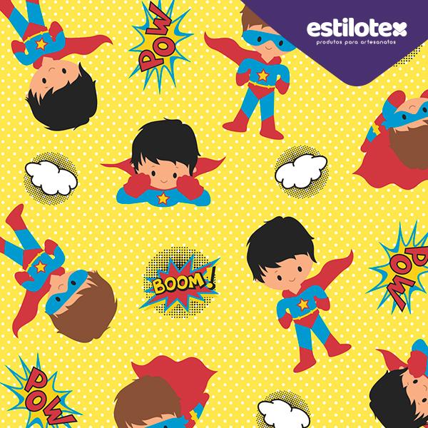 Tecido Nacional Coleção Super Boy (0)