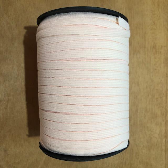 Elástico Chato 5mm Rosa Clarinho Rolo com 100 Metros (0)