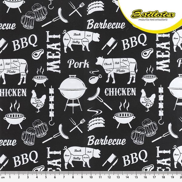 Tecido Nacional Coleção Barbacoa Black (0)