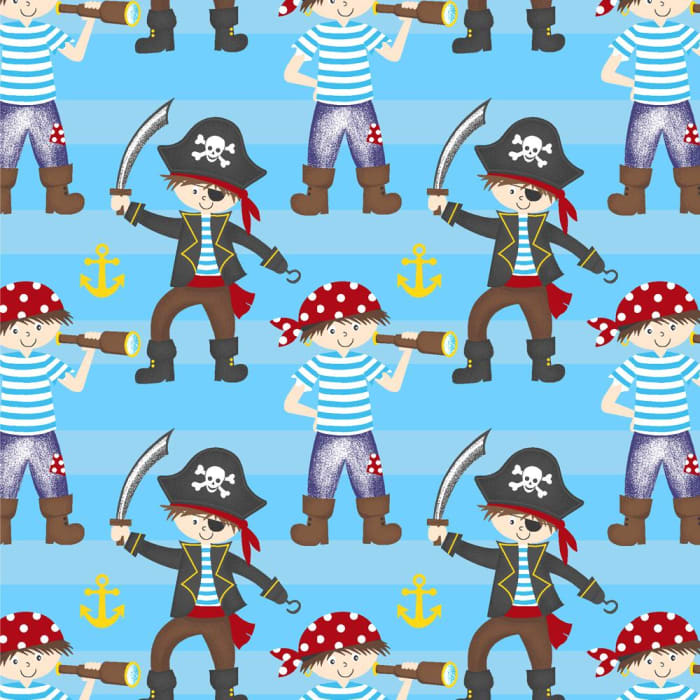 Tecido Nacional Coleção Piratas (0)