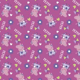 Tecido Coleção Peppa Pig Flores (0)