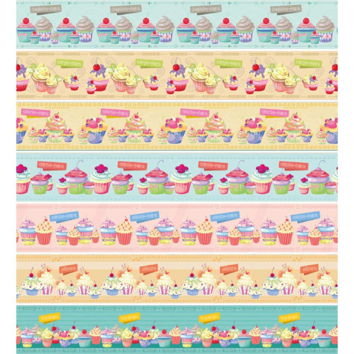 Tecido Nacional Coleção Semaninha Cupcake (0)