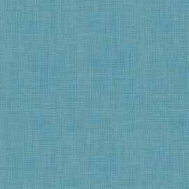 Tecido Nacional Coleção Textura Linho Azul Capri Fabricart   (0)